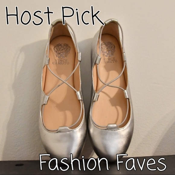 Vince Camuto Shoes - Vince Camuto Callini Flats Metallic Pewter